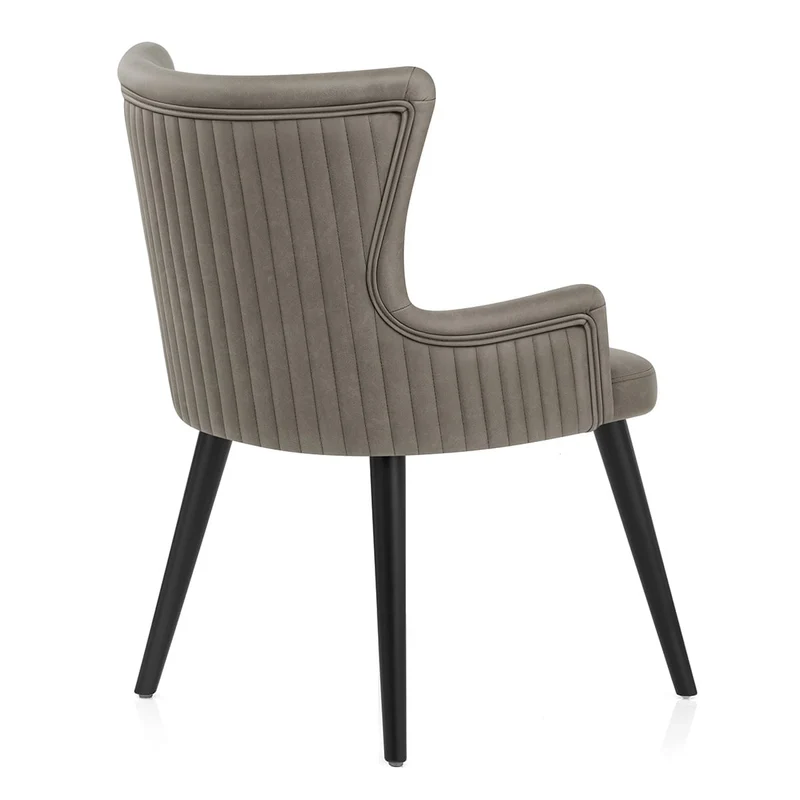 Chaise Faux Cuir - Diablo Gris