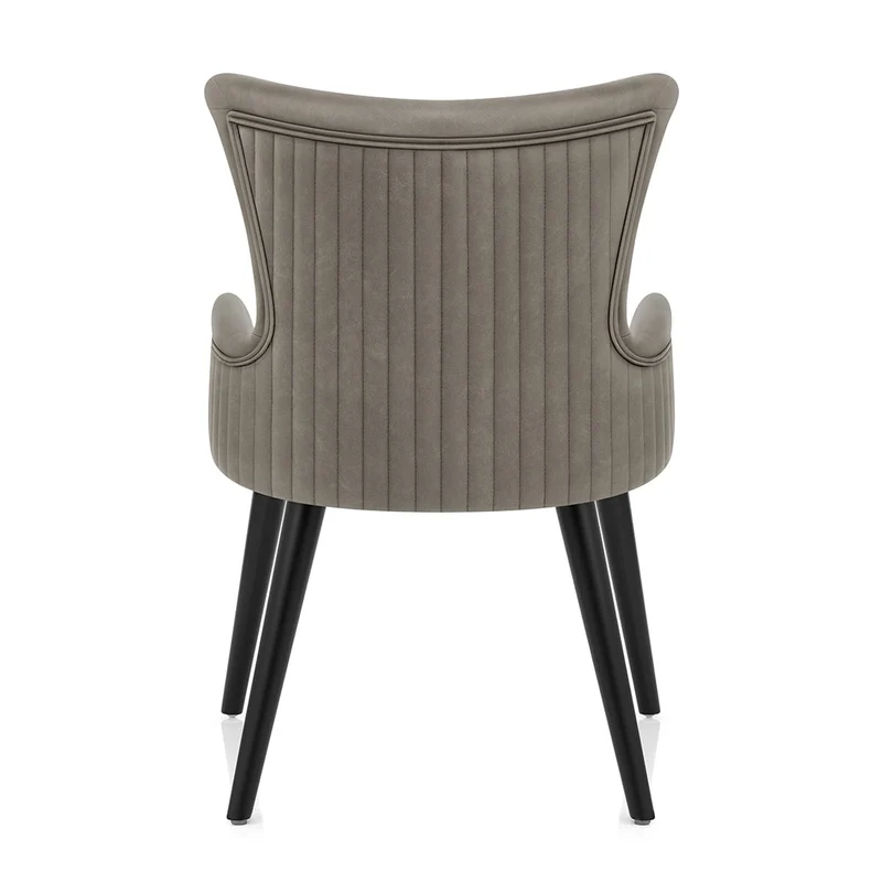 Chaise Faux Cuir - Diablo Gris