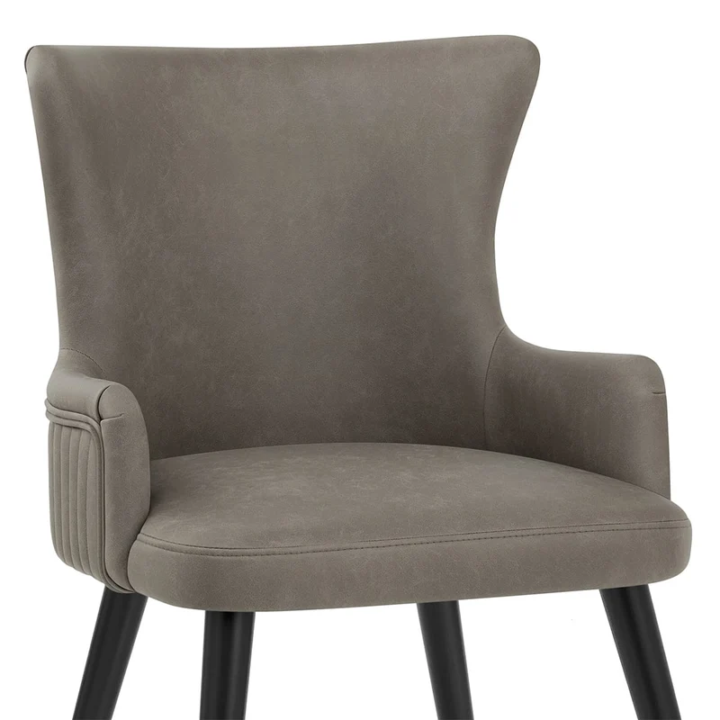 Chaise Faux Cuir - Diablo Gris