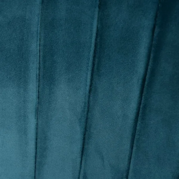 Fauteuil en velours bleu