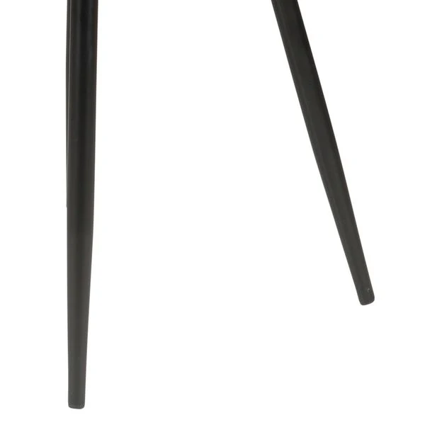 Chaise en velours noire