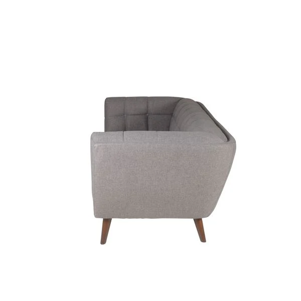 Canapé 3 places en tissu gris foncé