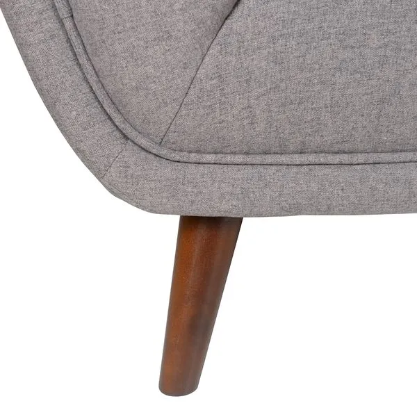 Canapé 3 places en tissu gris foncé