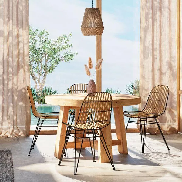 Chaise en rotin