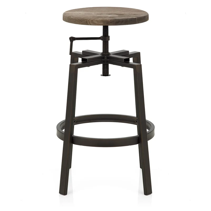 Tabouret de Bar Bois Foncé - Industrial Turner Bois