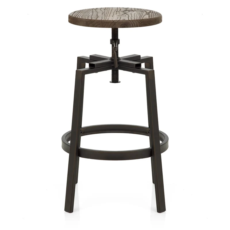 Tabouret de Bar Bois Foncé - Industrial Turner Bois