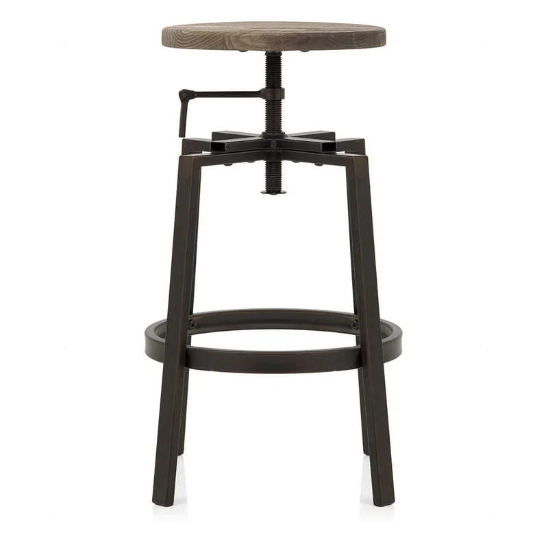 Tabouret de Bar Bois Foncé - Industrial Turner Bois
