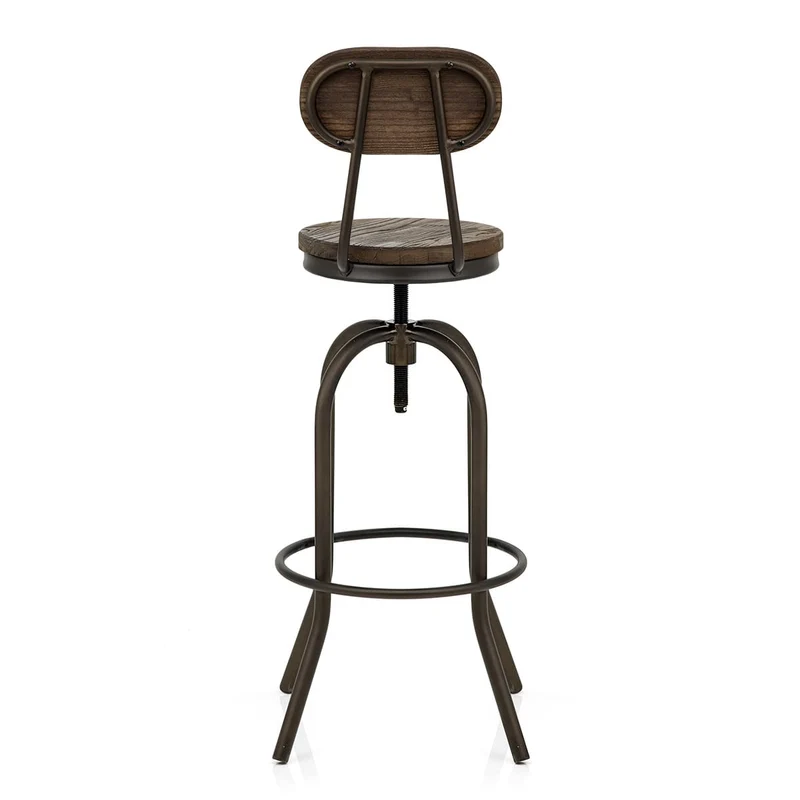 Tabouret de Bar Bois Foncé - Vintage Swivel Bois