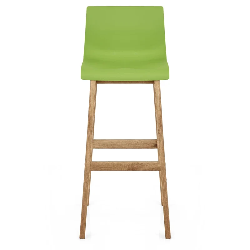 Tabouret de Bar Résine Bois - Drift ABS Vert