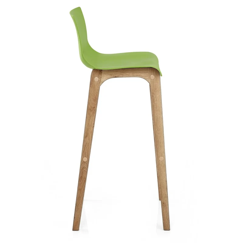 Tabouret de Bar Résine Bois - Drift ABS Vert