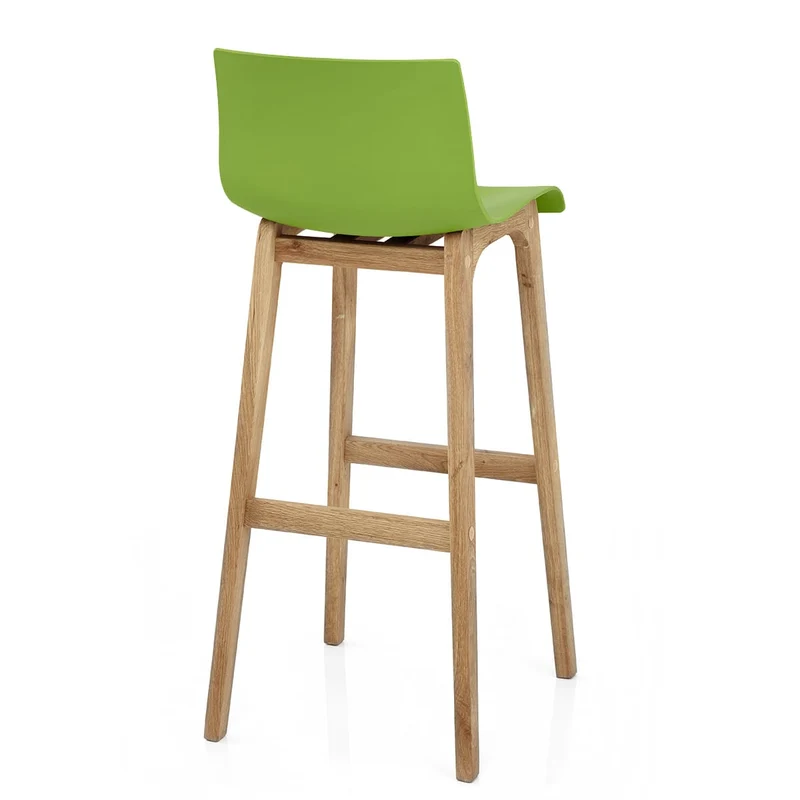 Tabouret de Bar Résine Bois - Drift ABS Vert