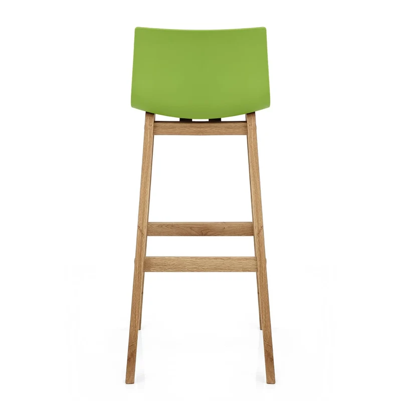 Tabouret de Bar Résine Bois - Drift ABS Vert