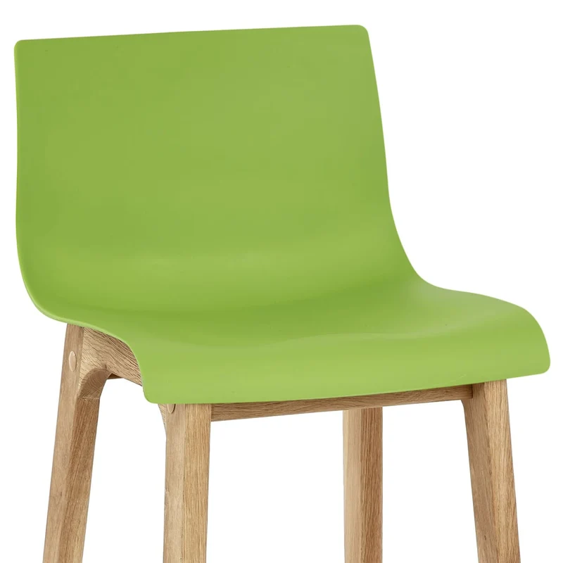 Tabouret de Bar Résine Bois - Drift ABS Vert