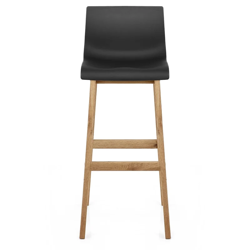 Tabouret de Bar Résine Bois - Drift ABS Noir
