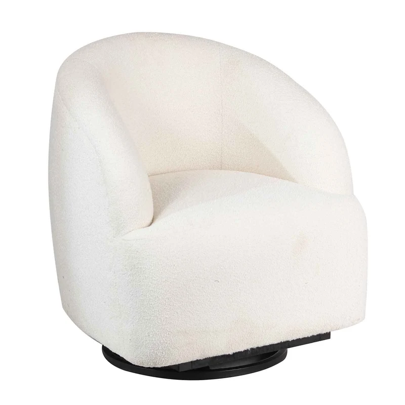 Fauteuil tournante blanche | Mango Gubi New