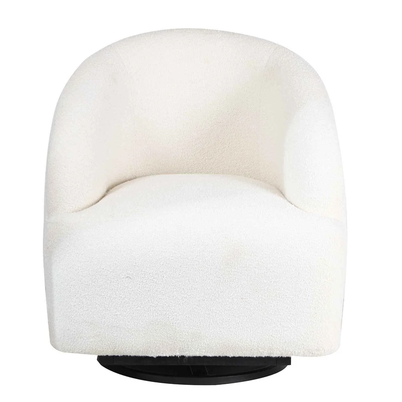 Fauteuil tournante blanche | Mango Gubi New