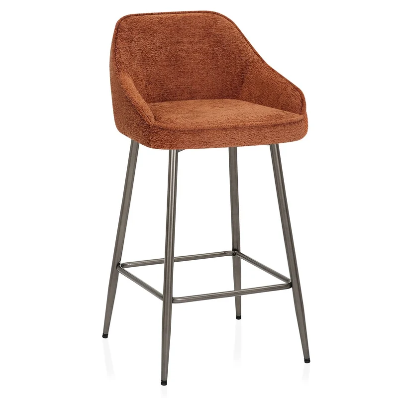 Tabouret Tissu - Cairns Orange