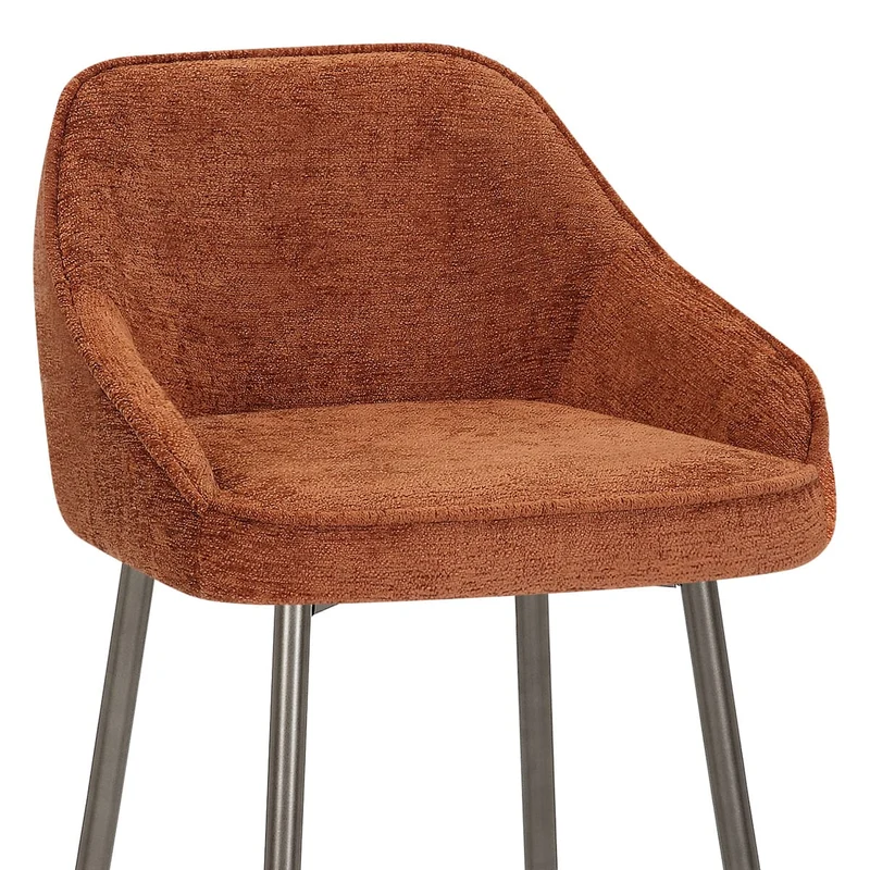 Tabouret Tissu - Cairns Orange