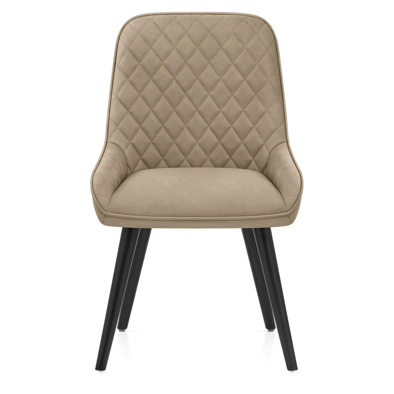 Chaise Faux Cuir - Azure Taupe