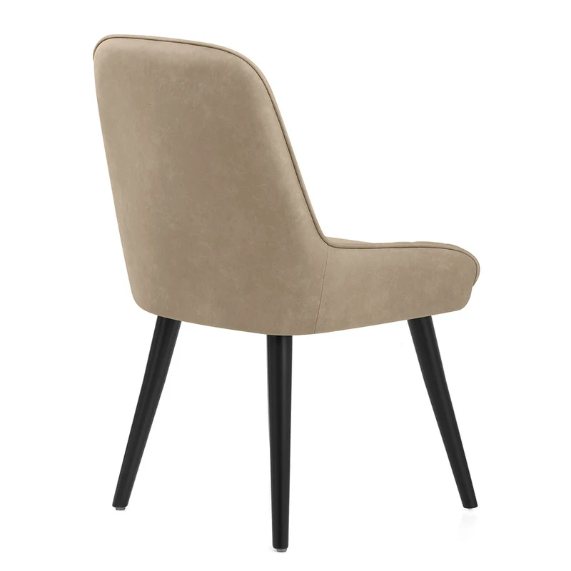 Chaise Faux Cuir - Azure Taupe