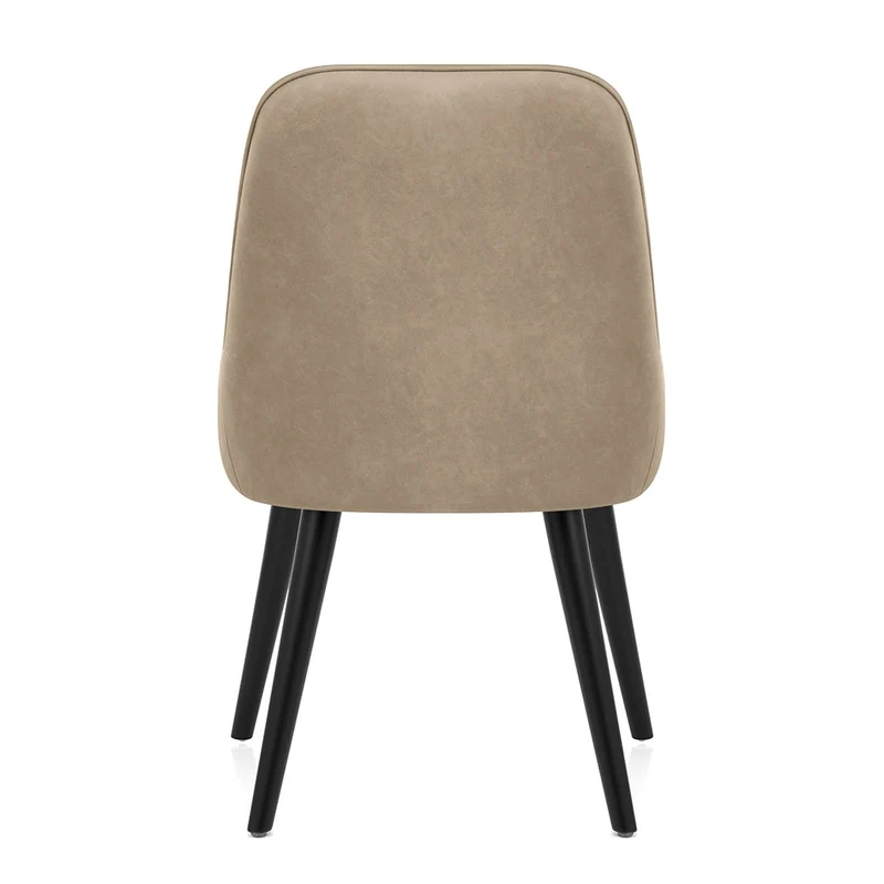 Chaise Faux Cuir - Azure Taupe