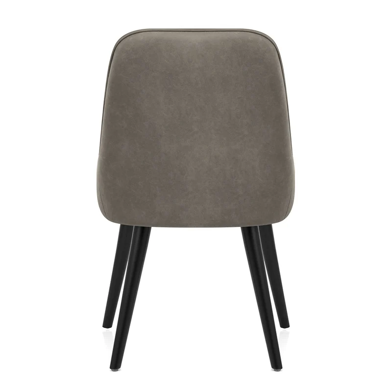 Chaise Faux Cuir - Azure Gris