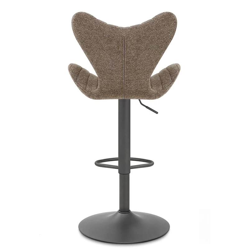 Tabouret Graphite Tissu - BB Swivel Marron