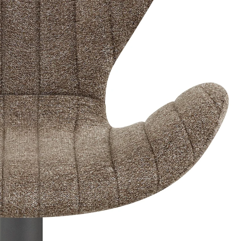 Tabouret Graphite Tissu - BB Swivel Marron