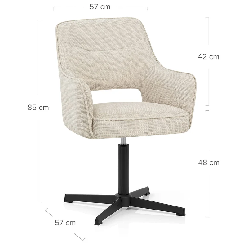 Chaise Tissu - Veneto Crème
