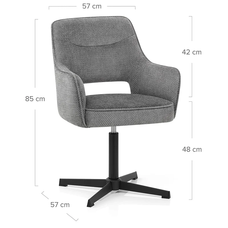 Chaise Tissu - Veneto Gris