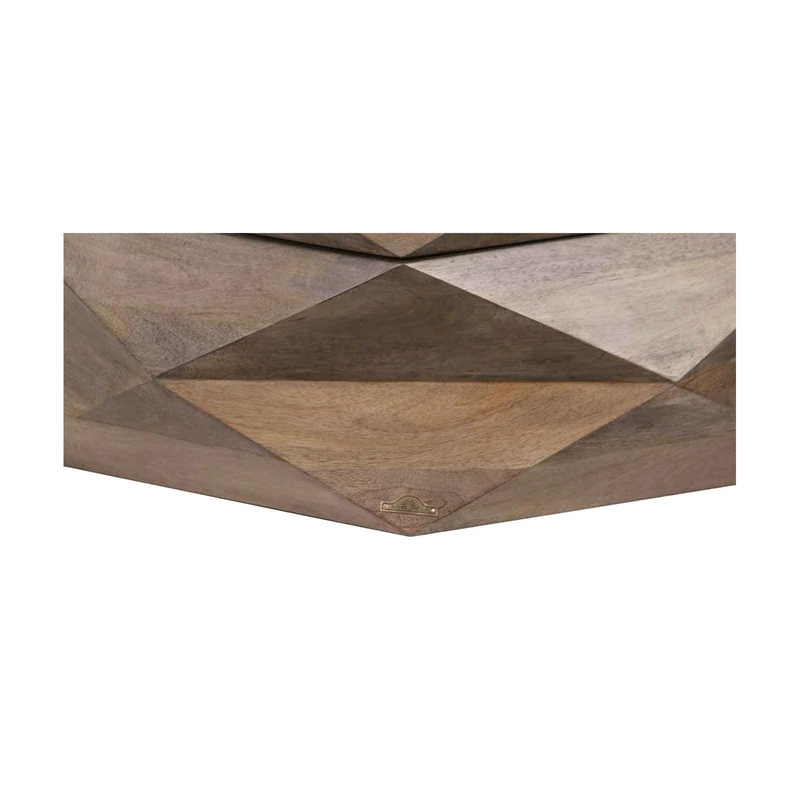 Table basse ronde avec rangement | Manguier Mercana