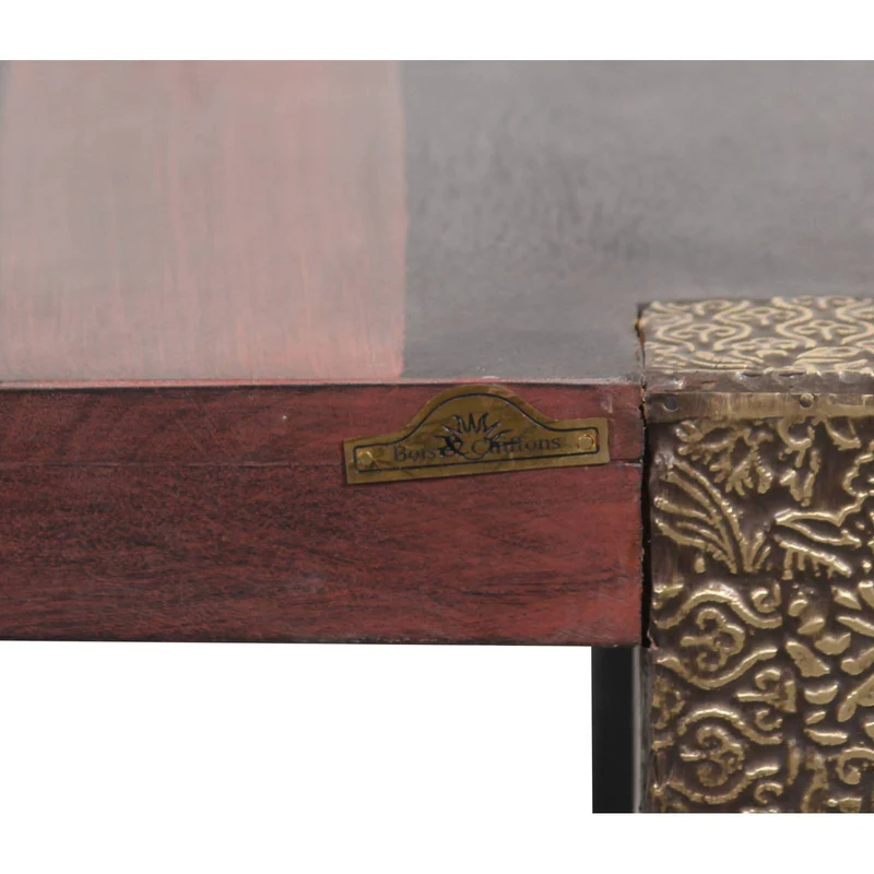 Table basse carrée 80 cm | Manguier Pushkar