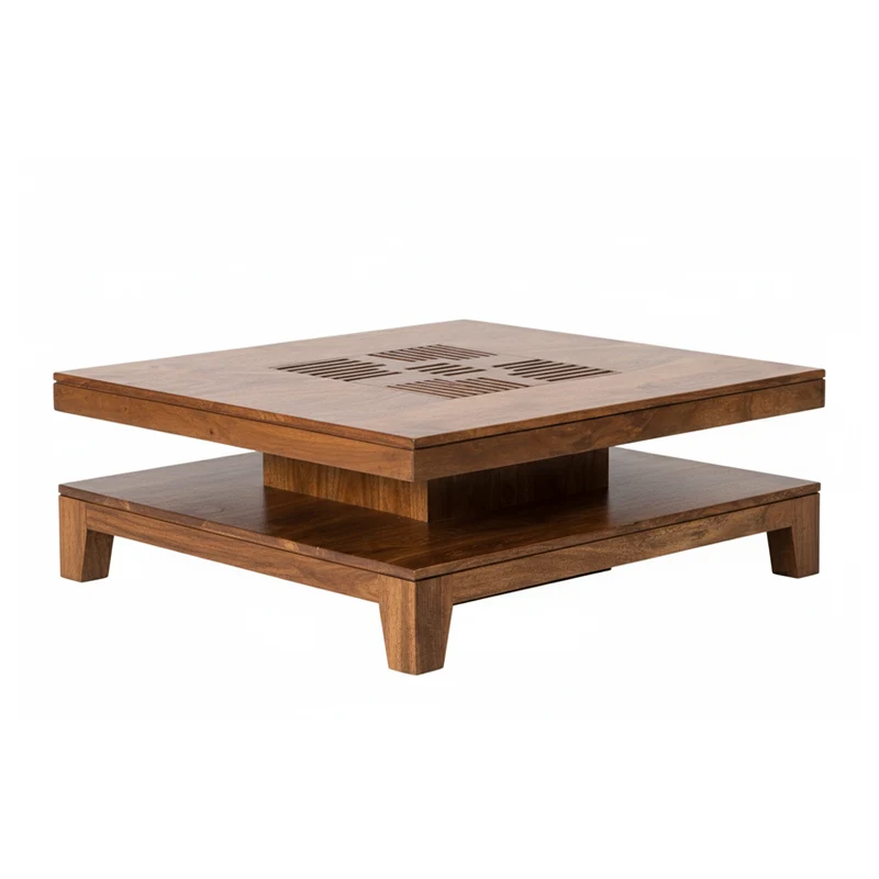 Table basse 85x85 cm | Acacia Kavish II