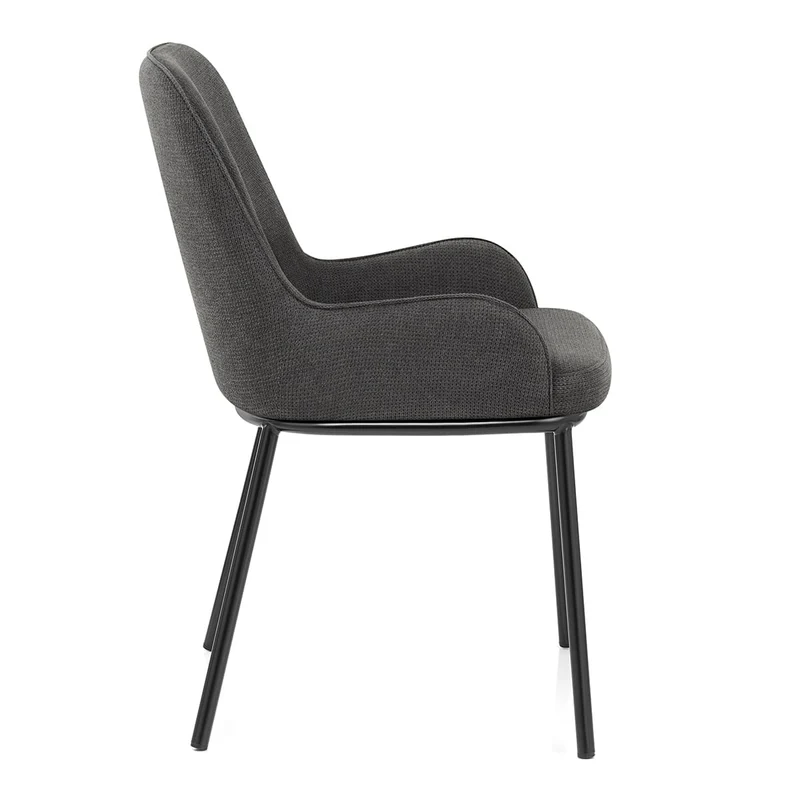 Chaise Tissu - Cameo Gris Foncé