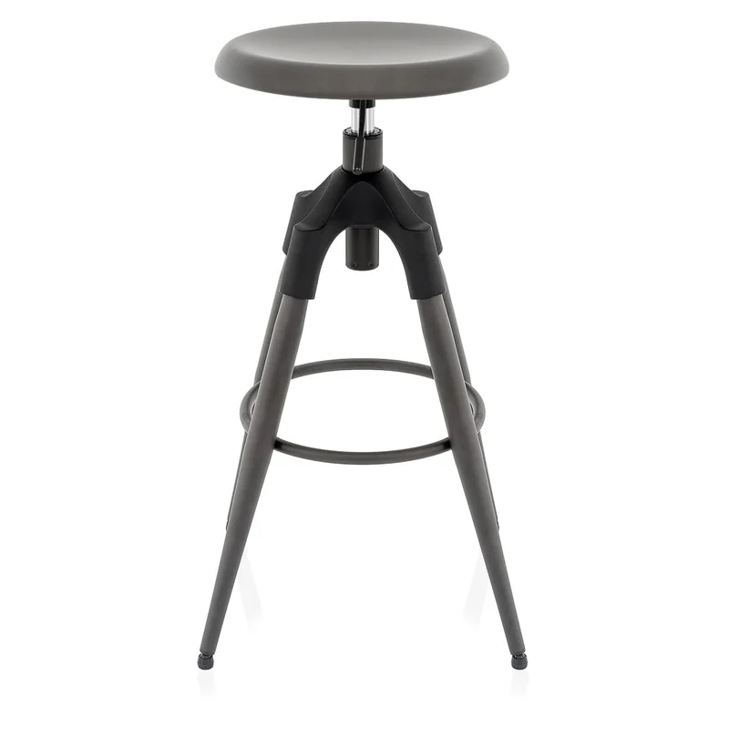 Tabouret de Bar Métal - Onyx Gris