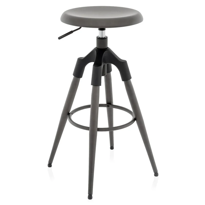 Tabouret de Bar Métal - Onyx Gris