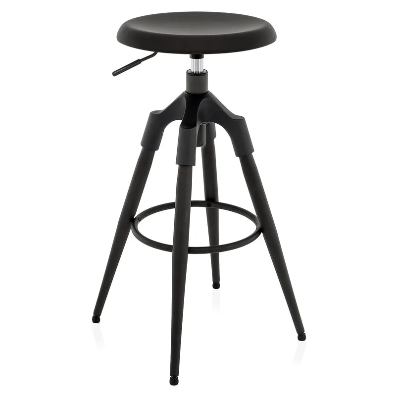 Tabouret de Bar Métal - Onyx Noir