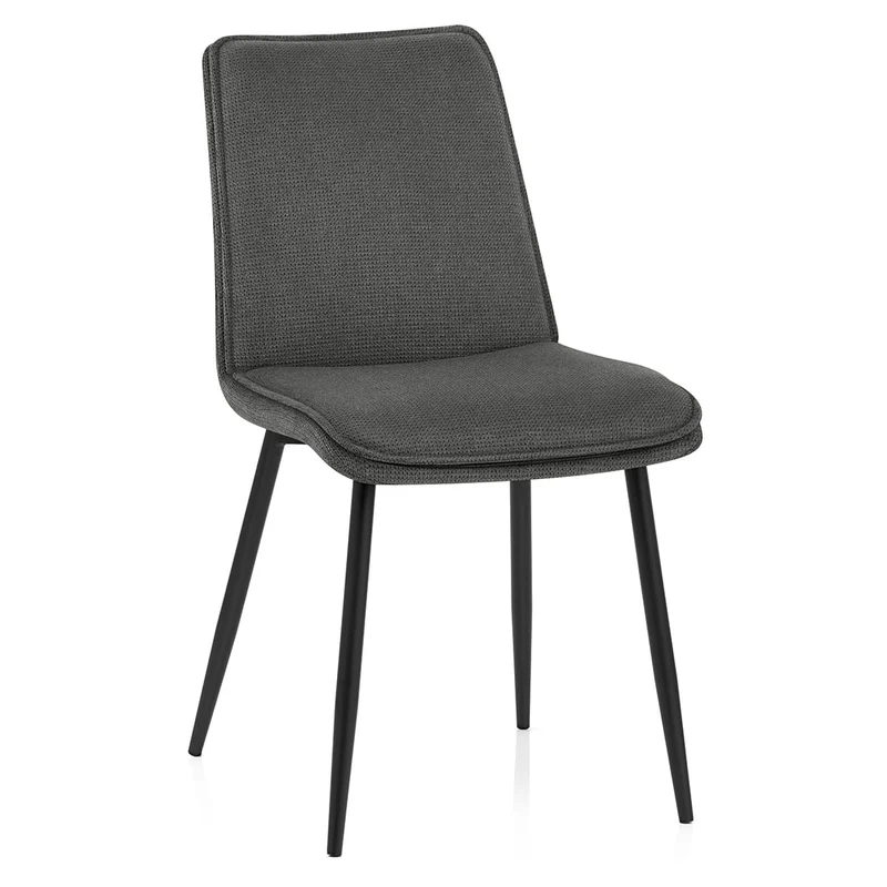 Chaise Tissu - Abi Gris
