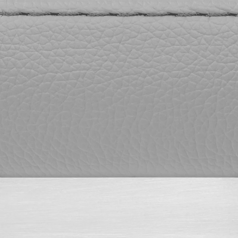 Chaise de Bar Faux Cuir Chrome Brossé - Oracle Gris
