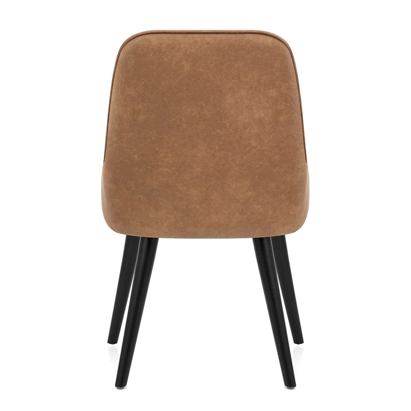 Chaise Faux Cuir - Azure Marron