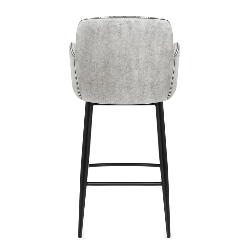 Tabouret de Bar Faux Cuir - Maverick Blanc
