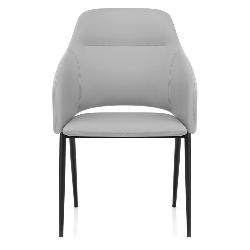 Chaise Faux Cuir - Palma Gris