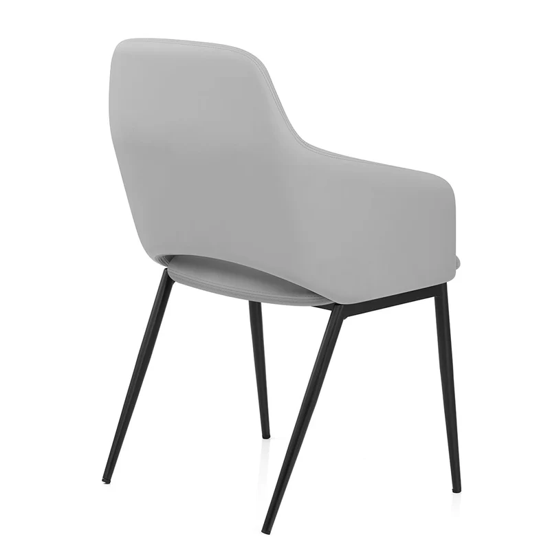 Chaise Faux Cuir - Palma Gris