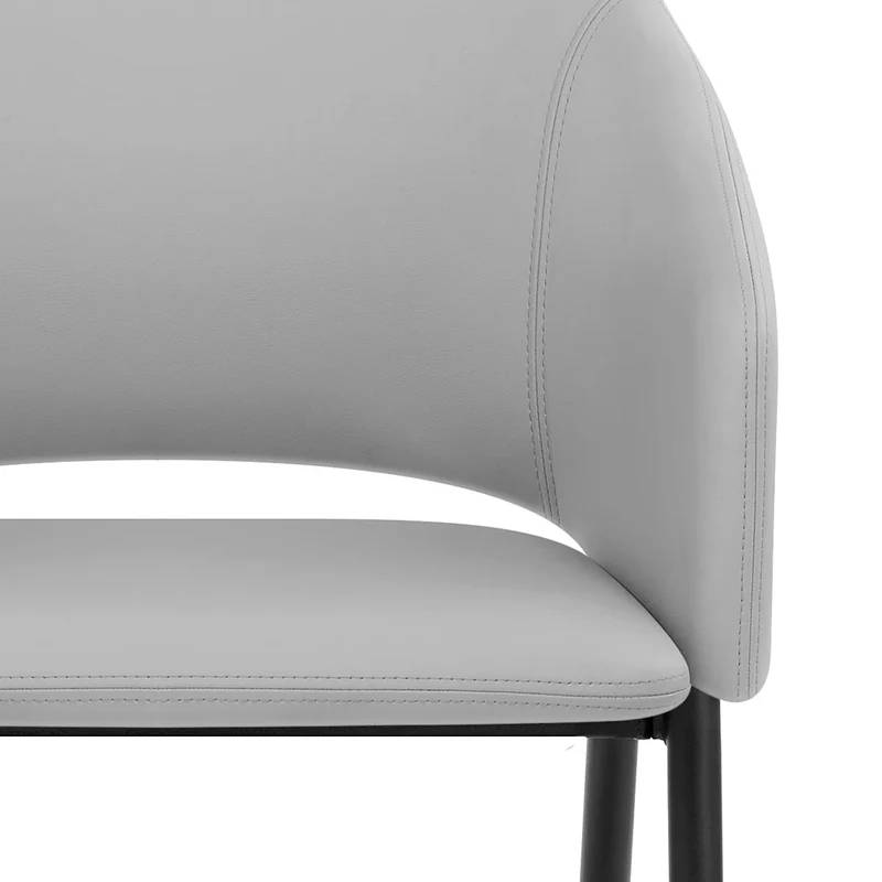 Chaise Faux Cuir - Palma Gris