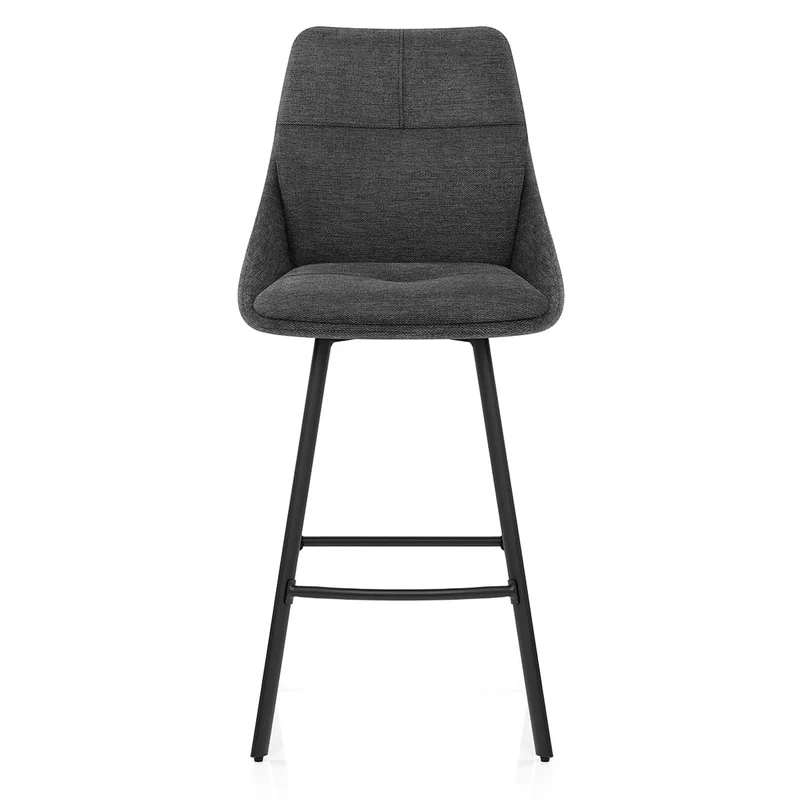 Chaise de Bar Tissu - Nova Gris