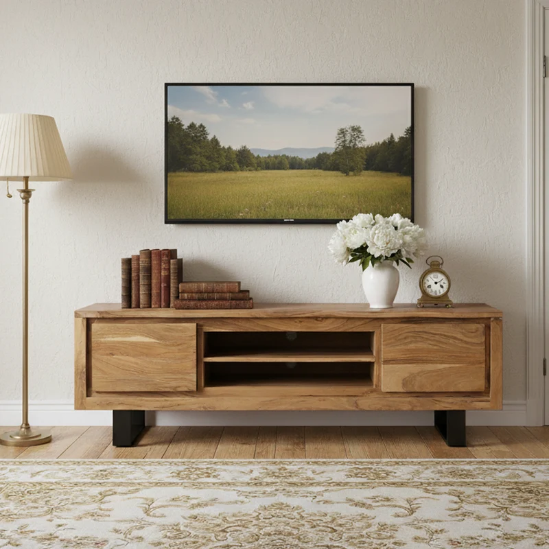 Meuble TV 2 portes | Acacia Bunting