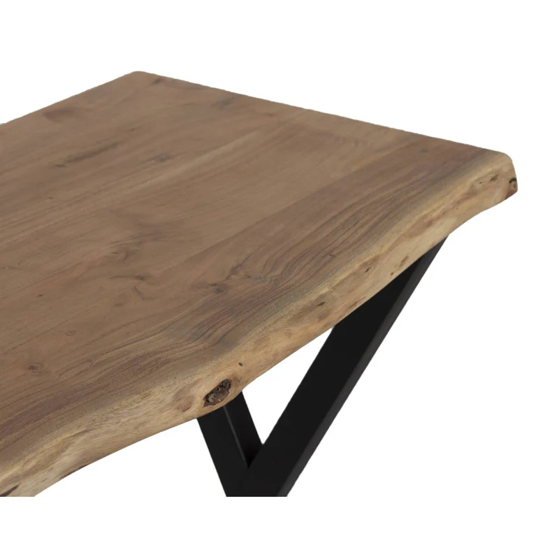Console en bois massif acacia et metal - Acacia Bunting