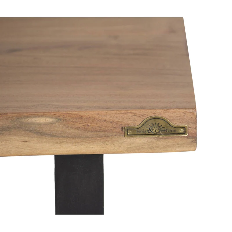 Console en bois massif acacia et metal - Acacia Bunting