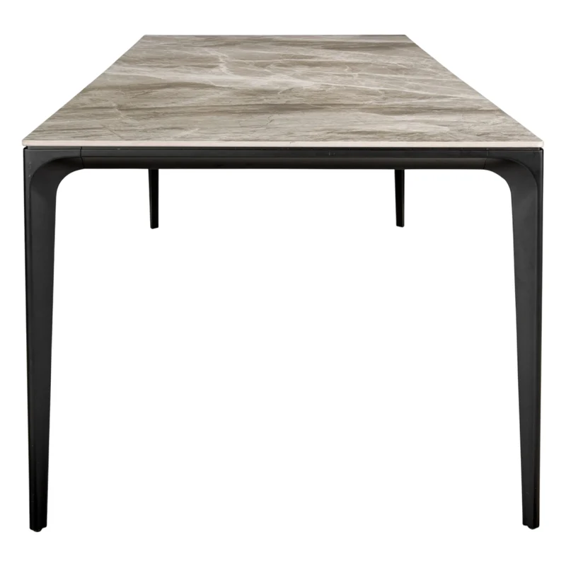 Table de salle à manger rectangulaire en pierre frittée - Ryan