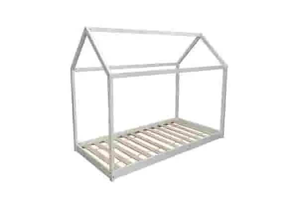 Lit cabane enfant bois blanc - Alix